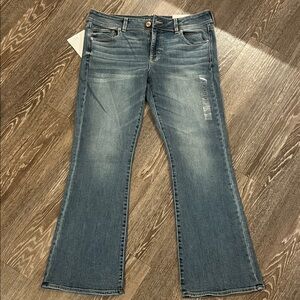 American Eagle Kick Boot Jeans in Classic Blue